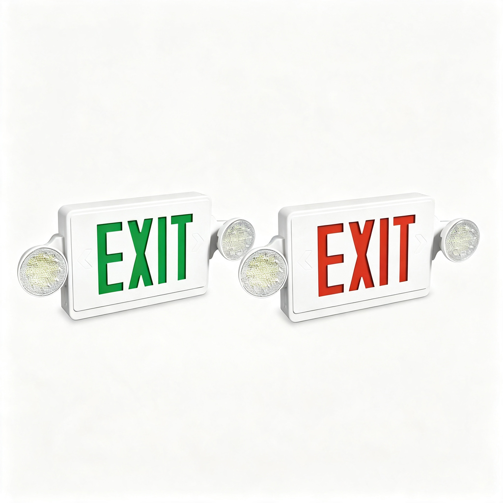 EMERGENCY EXIT  SIGN COMBO